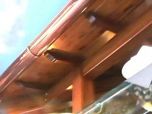 Tight ass and panties under her skirt Picture 5