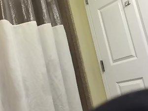 Spying on unforgettable black sister in bathroom Picture 8