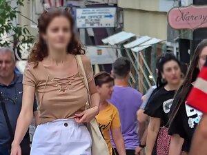 Skinny girl's big tits are a pleasant surprise