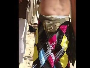 Admiration of a hot ass on a beach party Picture 4