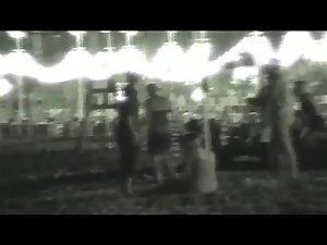 Voyeur films couples at night on a beach Picture 5