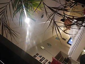 Naked stepsister caught by hidden camera in her room Picture 3