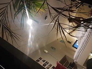 Naked stepsister caught by hidden camera in her room Picture 4