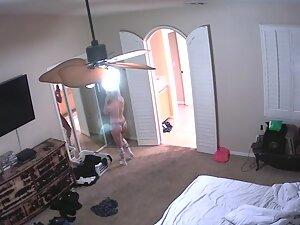 Peeping on half naked girl making hot selfies Picture 5
