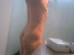 Spying on insanely big hard nipples Picture 3