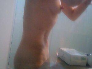 Spying on insanely big hard nipples Picture 6