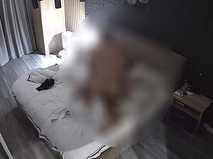Spying on fun and fuck time with hot blonde in bedroom Picture 6