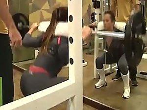 Sweet big ass filmed in the gym Picture 1