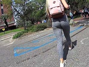Long walk behind very hot ass with a wedgie Picture 8