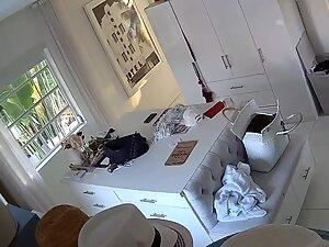 Spying on hot girls getting naked in front of sugar daddy Picture 2