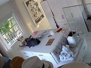 Spying on hot girls getting naked in front of sugar daddy Picture 7