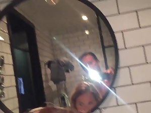 Hot anal sex in front of the bathroom mirror Picture 8