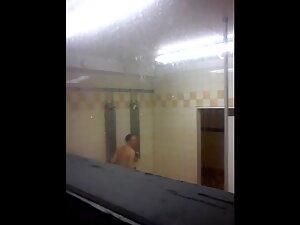 Peeping on nude ladies in female locker room Picture 2
