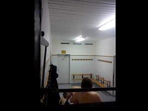 Peeping on nude ladies in female locker room Picture 8