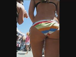 Hungry ass chews and swallows a bikini Picture 8