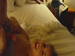 Fucked girl made happy by a facial