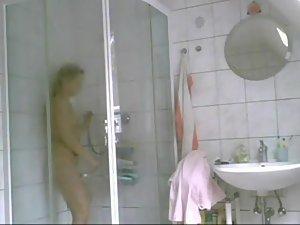 Catching her masturbate in the shower Picture 3