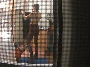 Peeping thru the mosquito net Picture 1