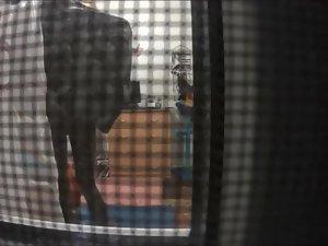 Peeping thru the mosquito net Picture 7