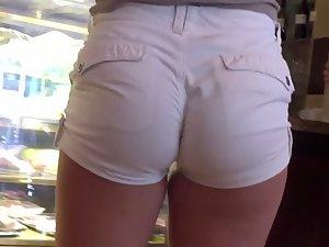 Awesome phat ass bent over in candy store