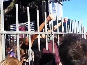 Sexy naked accident while jumping over fence Picture 8