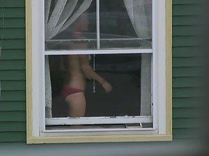 My neighbor got beautiful big boobs Picture 2