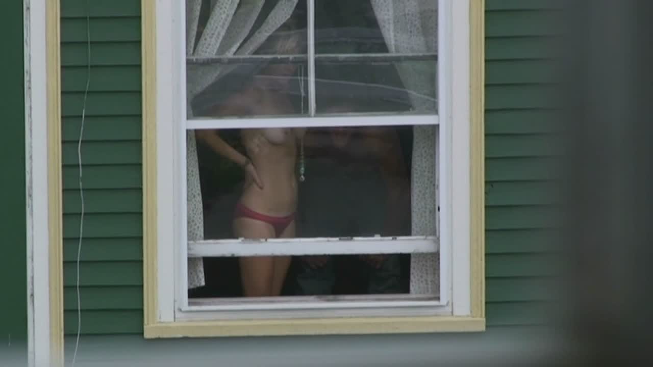 My neighbor got beautiful big boobs