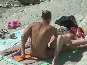 Nudists notice voyeur during sex Picture 1