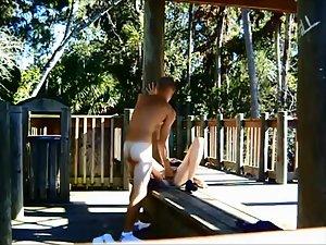 Outdoorsy couple having hot sex Picture 6