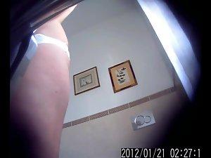 Chubby milf dressing up in lingerie Picture 2