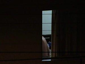 Watching my neighbor's wife undress Picture 6