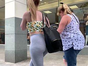 Sexy daughter shopping around with fat mother Picture 5