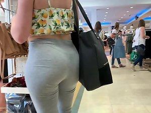 Sexy daughter shopping around with fat mother Picture 7