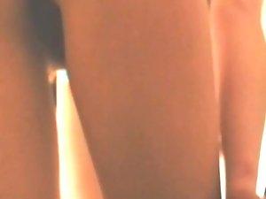 Petite scrawny ass spied up close Picture 6