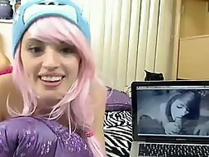 Hilarious girl fucked in front of a web cam Picture 1