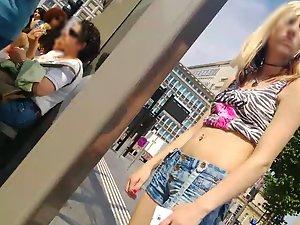 Shy teen girl that's dressed like a slut