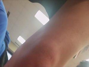 Sexy panties in upskirt of hot schoolgirl Picture 6