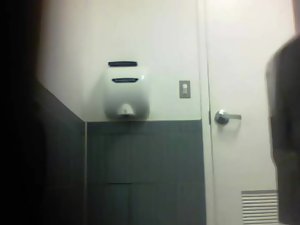 Curly girl spied while taking a piss Picture 8