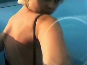 Cute girl spied while changing her bikini Picture 4