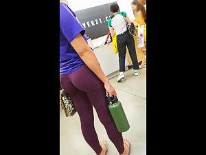 Cute pigtails and bubbly butt cheeks in leggings Picture 4