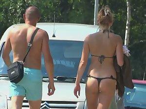 Smallest thong bikini I ever saw Picture 6