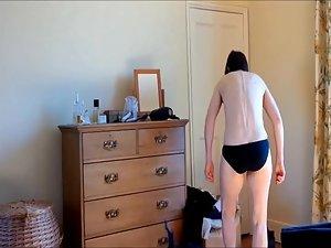 Hot milf spied while getting dressed Picture 5