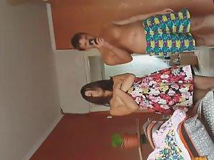 Slutty teen girl busted during blowjob Picture 5