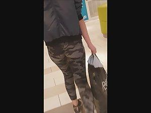 Sexy camouflage caught by voyeur Picture 6