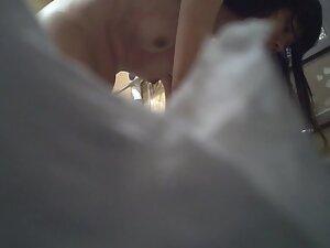 Hidden camera caught long asian pubes Picture 7