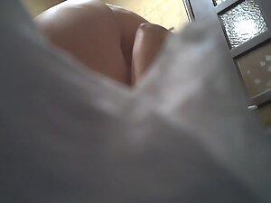 Hidden camera caught long asian pubes Picture 8