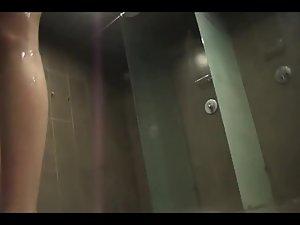 Girl washing her pussy under a shower Picture 8