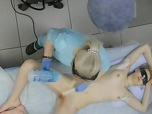 Petite girl spreads legs and ass for hair removal Picture 3