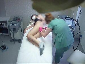 Spying on yummy ass and pussy during hair removal treatment Picture 7