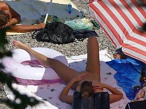 Spying on nudist milfs from the bushes Picture 4